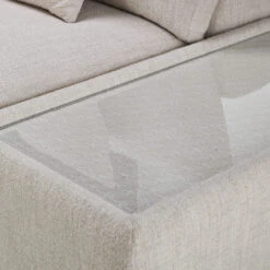 Naxos Large Tyne Natural Fabric Open End Left Arm Corner Group With Rectangular Table & Footstool -Housingunits 932586ae2dcc2ca97830039e92125029