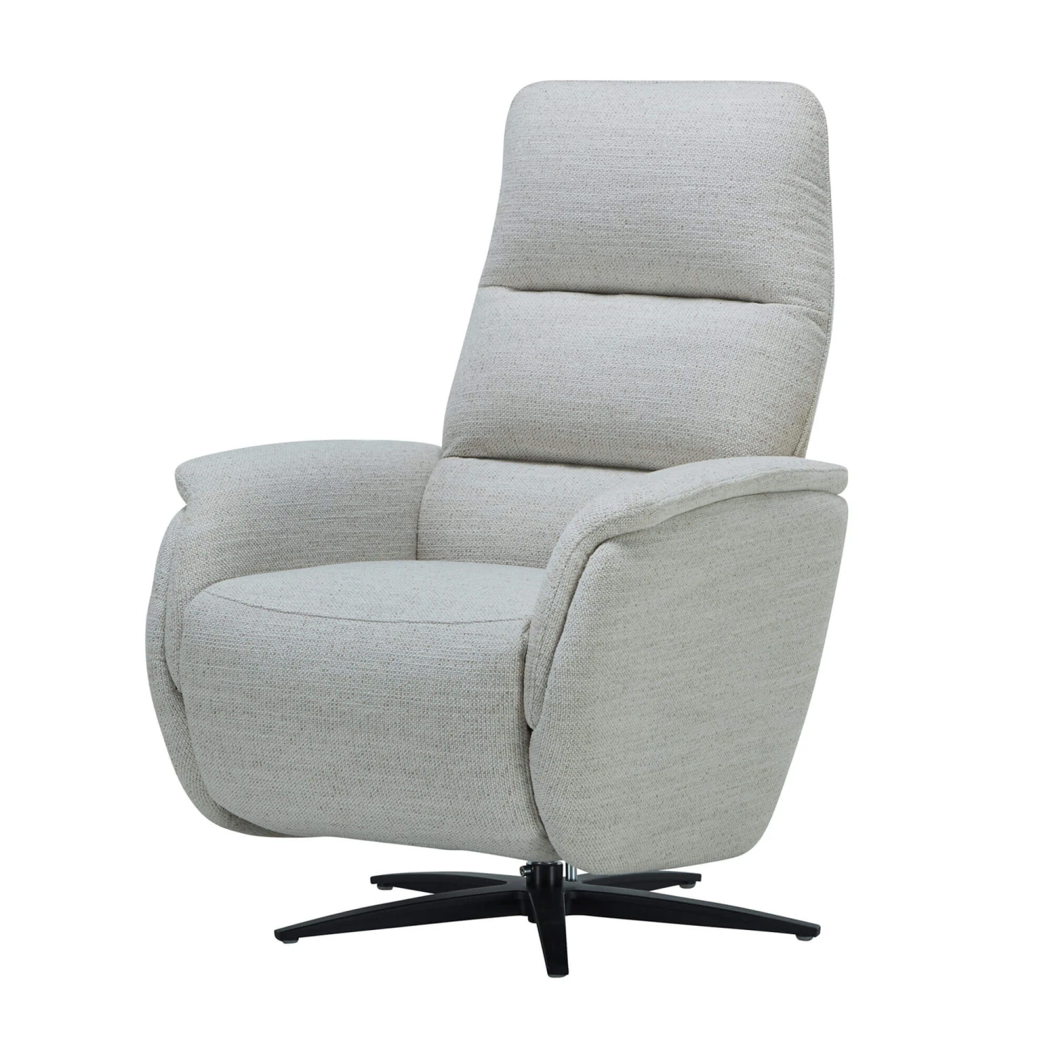 Caleri White Fabric Power Recliner Chair 2 Caleri White Fabric Power Recliner Chair - Image 2