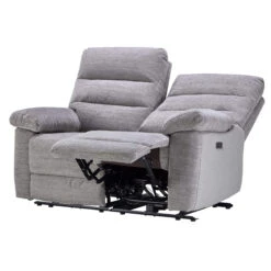 Dante Grey Fabric 2 Seater Electric Recliner Sofa -Housingunits 935c6272fc1b57c5cc4a1b334fe63f68