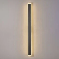 Milton Dark Grey 1.2M Rectangular Outdoor Wall Light