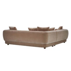 Serenity Brown Fabric Corner Sofa -Housingunits 93b81c99fac77a3d1f68b5a81e1aa093