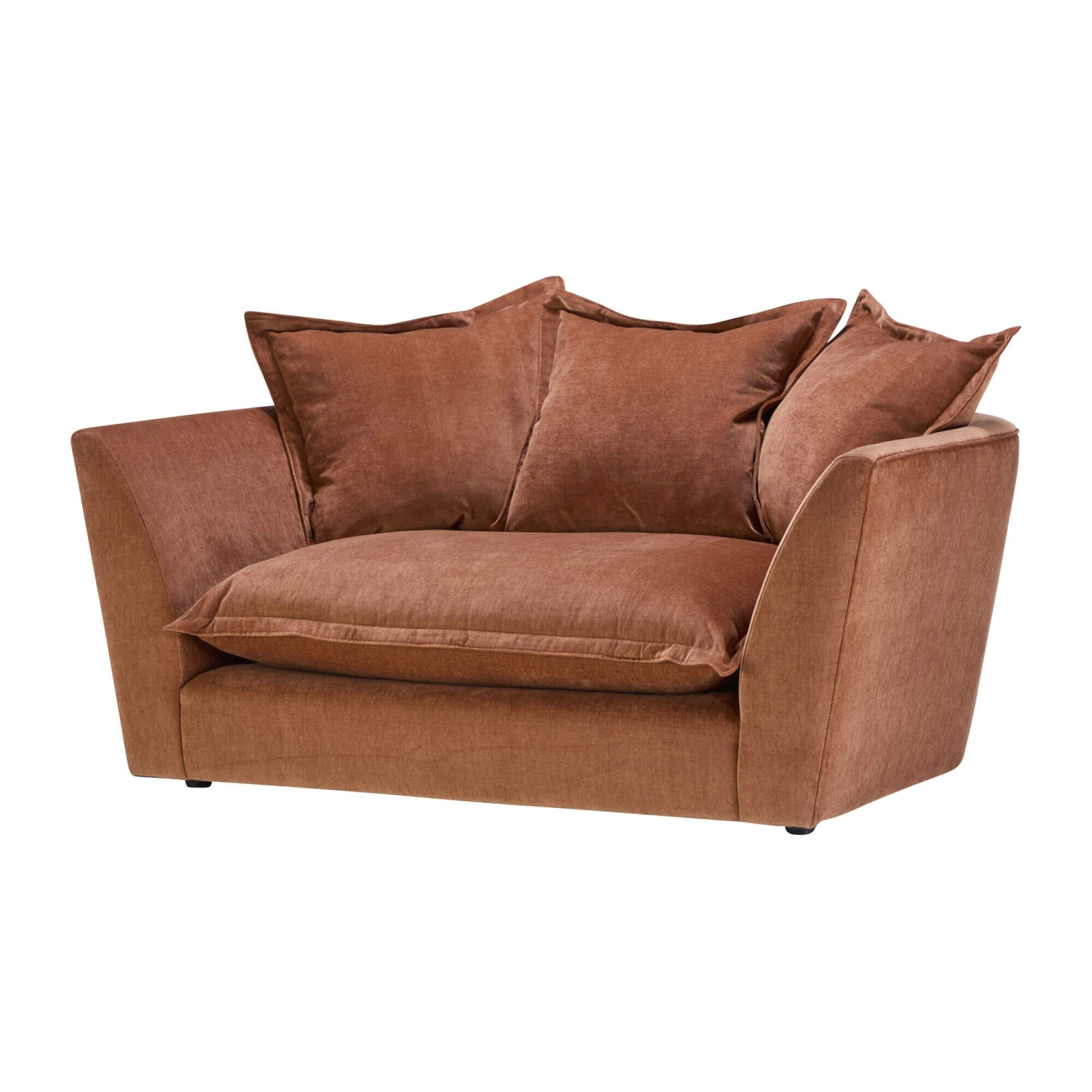 Nomad Dusk Apricot Fabric Snuggler Sofa 3 Nomad Dusk Apricot Fabric Snuggler Sofa - Image 3
