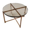 Kenitra Round Glass Top Coffee Table