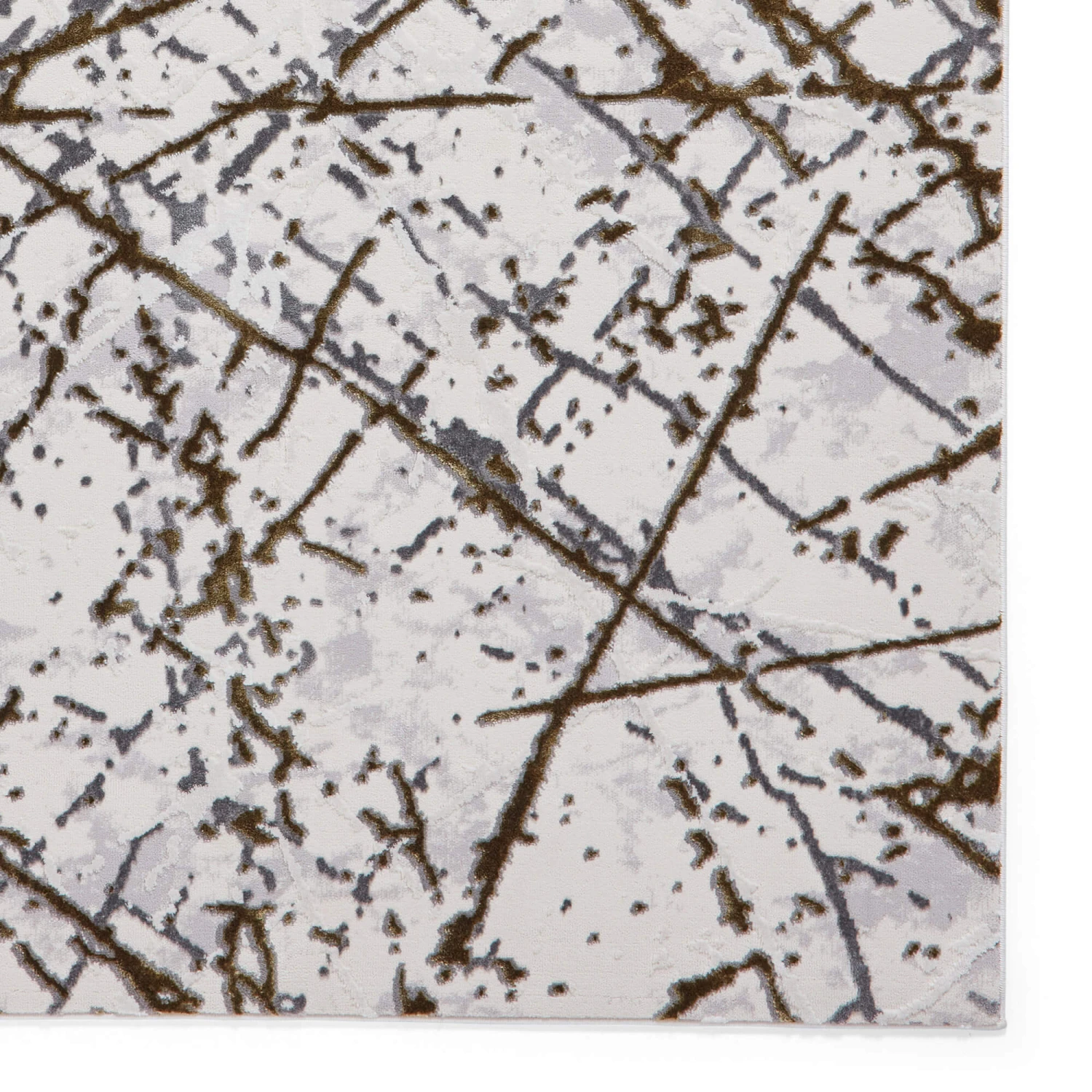 Artemis Abstract Grey & Gold 120x170cm Rug 6 Artemis Abstract Grey & Gold 120x170cm Rug - Image 6