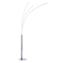 Maja Chrome 3 Arm LED Floor Lamp