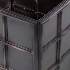 Eichholtz Medium Grid Antique Bronze Finish Planter -Housingunits 94816ae959c481fb64f8c2d2cf1ce398