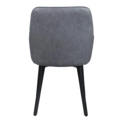 Bronx Grey Faux Leather Dining Chair -Housingunits 948fdb5156b57fabf6c422ec76dbc22d