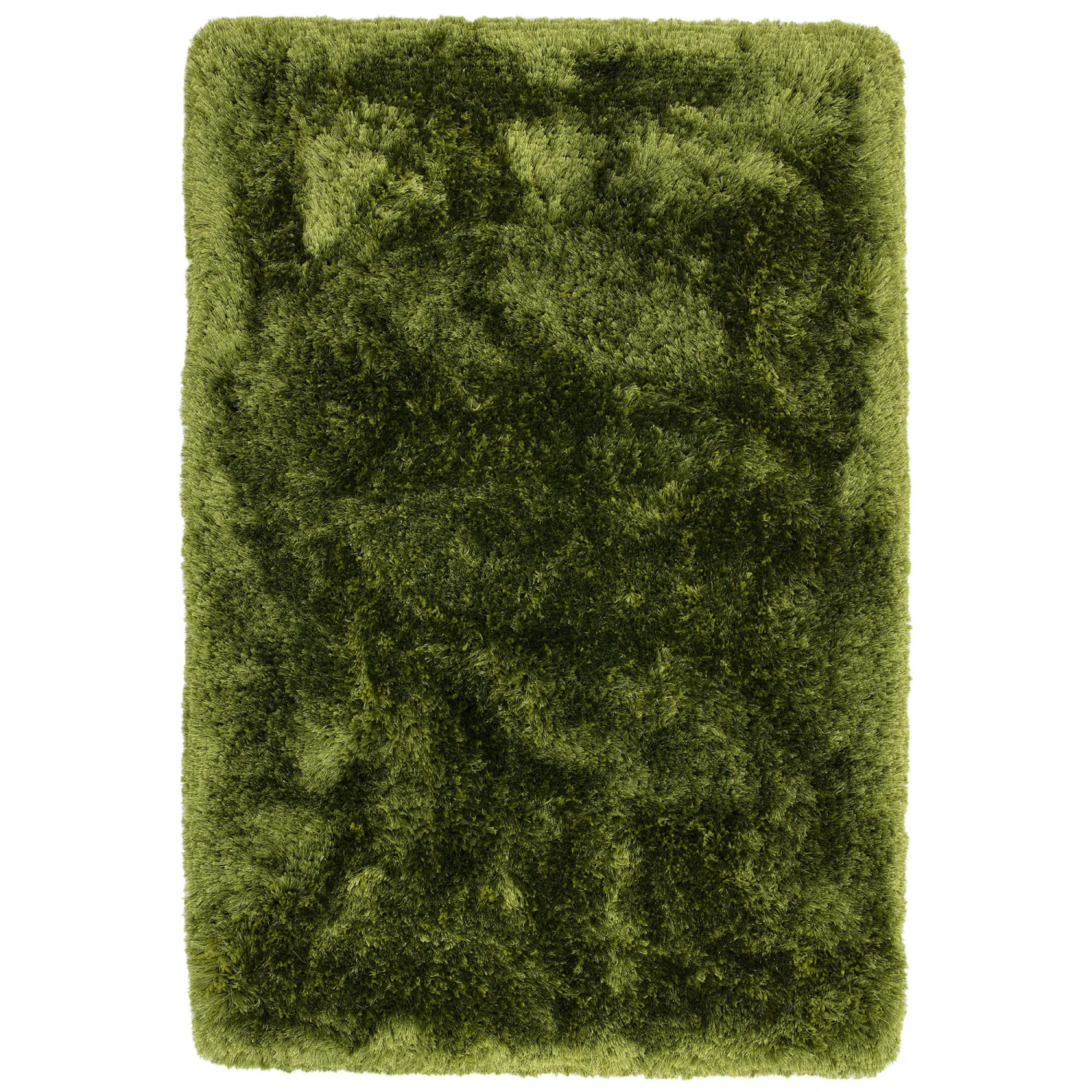 Plush Shaggy Green 160cm X 230cm Rug 2 Plush Shaggy Green 160cm X 230cm Rug - Image 2