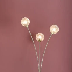 Avari Brass & Frosted Glass Floor Lamp -Housingunits 957671ee77a88a497ad10a489c550f85