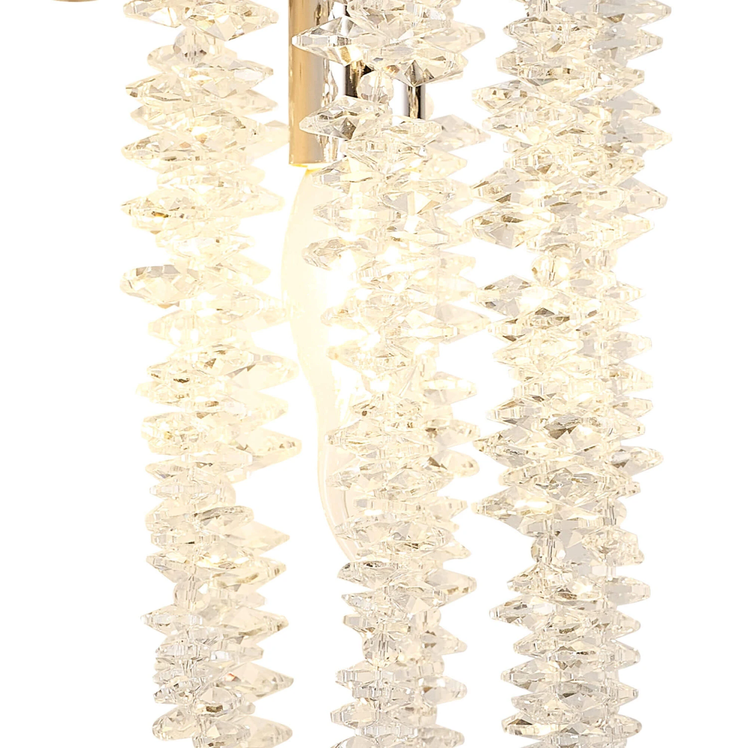 Wisteria Polished Nickel & Crystal Wall Lamp 3 Wisteria Polished Nickel & Crystal Wall Lamp - Image 3