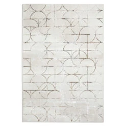 Creation Circles Beige & Silver 160cm X 230cm Rug 9 Creation Circles Beige & Silver 160cm X 230cm Rug -Housingunits 98a424fa01c03afb4417742fd39497ec