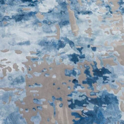 Prismatic Blue Grey Wool Rug Collection -Housingunits 99283414696aeff91a5a477be54bb85b