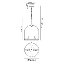 Lozan Pewter 4 Light Pendant -Housingunits 995a5ca5563aa70b938ed8e1033ffdda