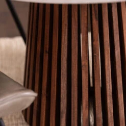 Alani Round Marble Dining Table -Housingunits 9987abdd93d9daa285527c5855d8dd8f