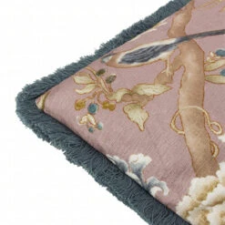 Porcelain Garden Blush Pink Chenille Cushion -Housingunits 9a7e021ad1fad1a54c9b5068b2bf4278