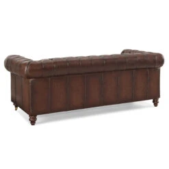 Balmoral Vintage Tabac Leather 3.5 Seater Sofa -Housingunits 9d1fe45e42f937df4e14edb1c5940051