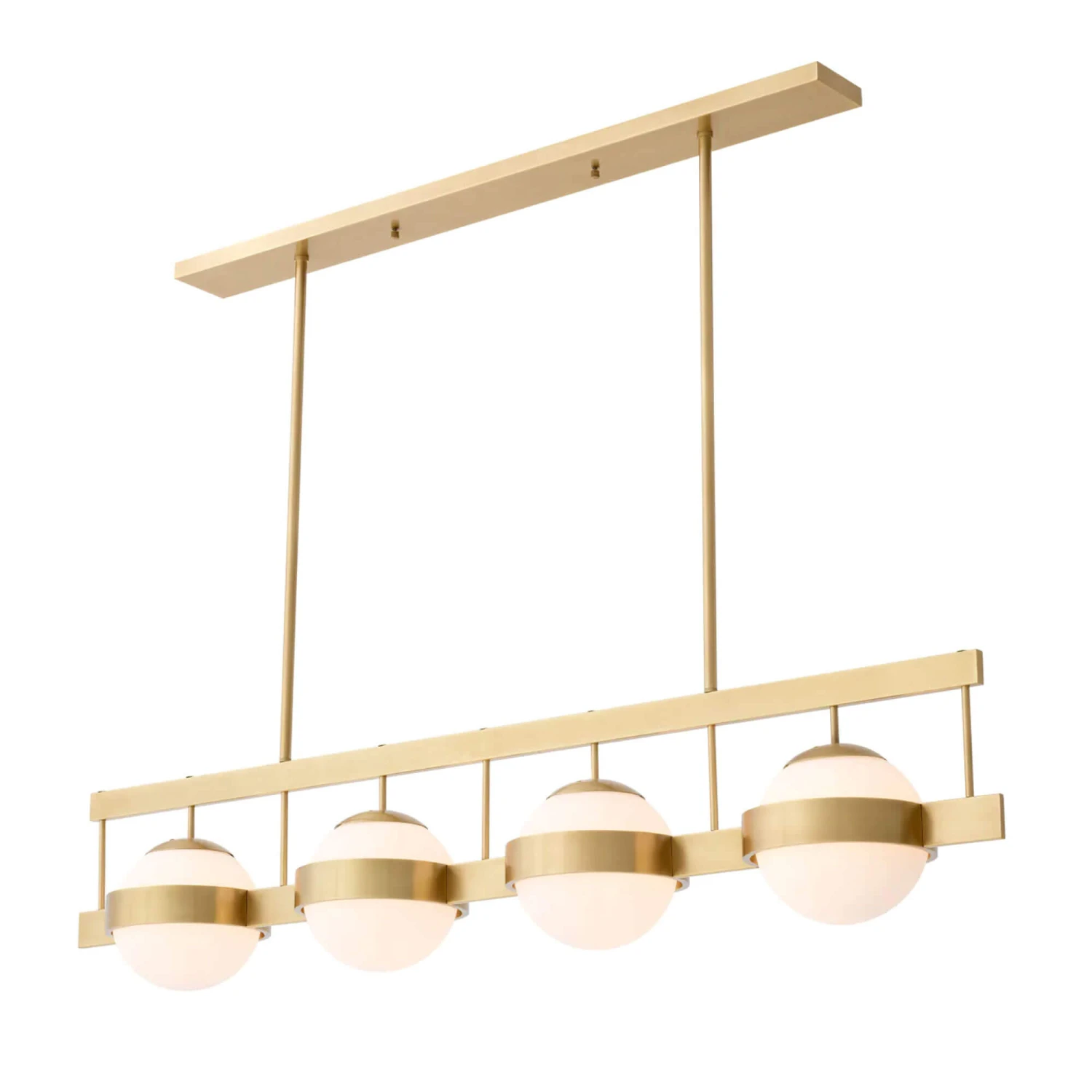 Eichholtz Biba Antique Brass 4 Light Bar Pendant 3 Eichholtz Biba Antique Brass 4 Light Bar Pendant - Image 3