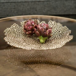 Libra Miel Gold Coral Platter