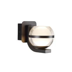 Evenaar Matt Black 1 Light Wall Light