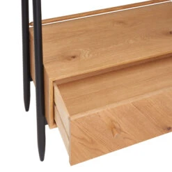 Ercol Monza Black Oak Open Shelving Unit -Housingunits 9fb89e329a95d1fa1f7c205bd8eb76de