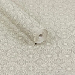 Symmetrical Chic Champagne & Silver Wallpaper -Housingunits 9ff31c2776e700901b6267e738a43bdd