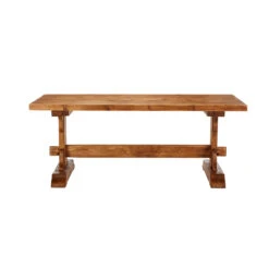 Tallina 160cm Brown Double Polished Dining Table