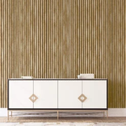Wood Slats Natural Wallpaper -Housingunits a14697f5b923db1c809701958f0d0e0c 1