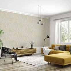 Marble Patina Soft Gold Wallpaper