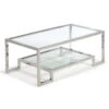 Roma Clear Glass Coffee Table