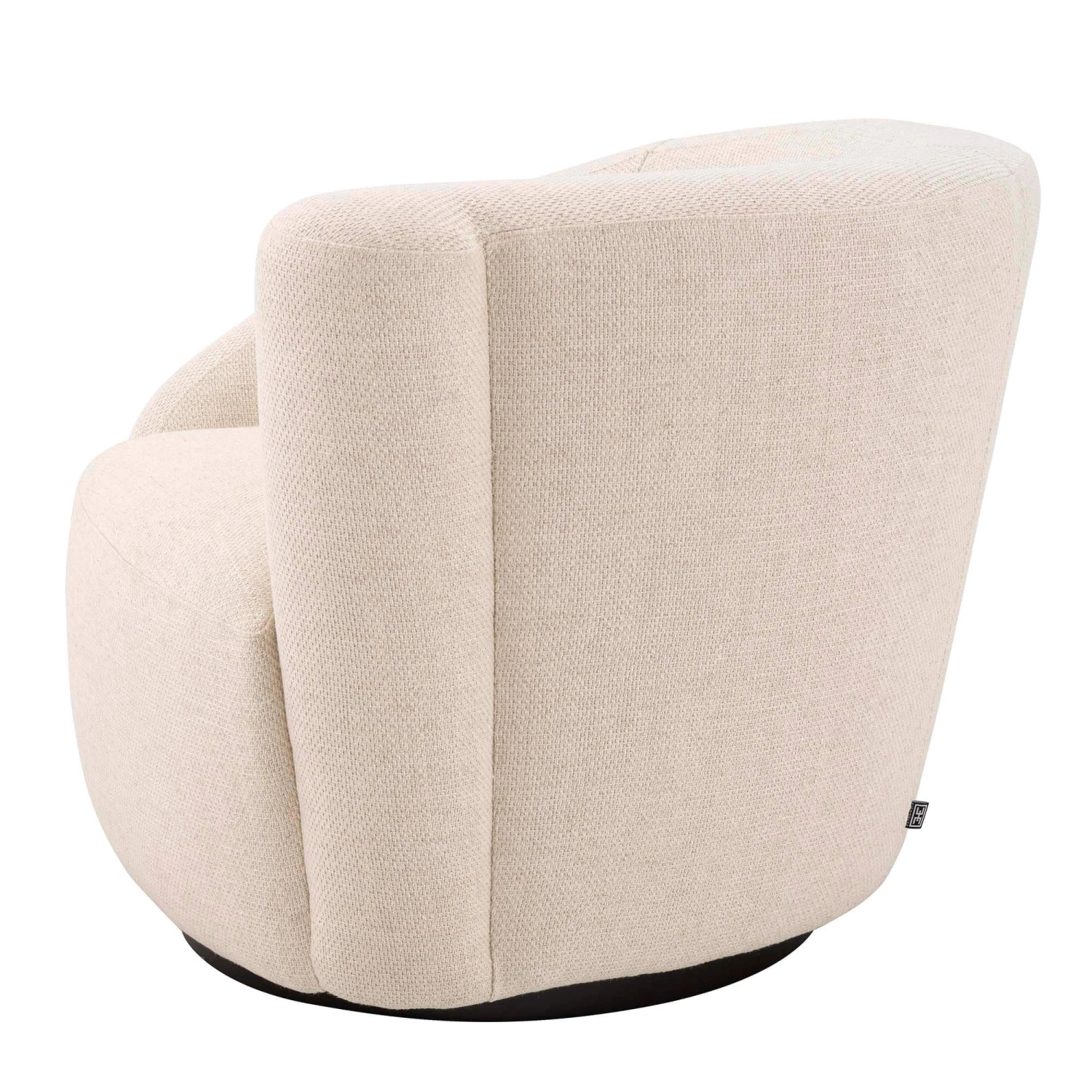 Eichholtz Colin Right Hand Swivel Chair In Pausa Natural Fabric 4 Eichholtz Colin Right Hand Swivel Chair In Pausa Natural Fabric - Image 4