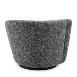 Eichholtz Colin Left Hand Swivel Chair In Cambon Black Fabric -Housingunits a24a189af058bd5ee9079886155966f6