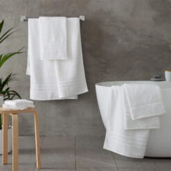 Zero Twist White Hand Towel -Housingunits a2f7713888a640a882b54960d3ae31f0
