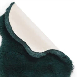 Super Teddy Green Double Sheepskin Rug -Housingunits a5d31488a7df45500409626b195d1e22