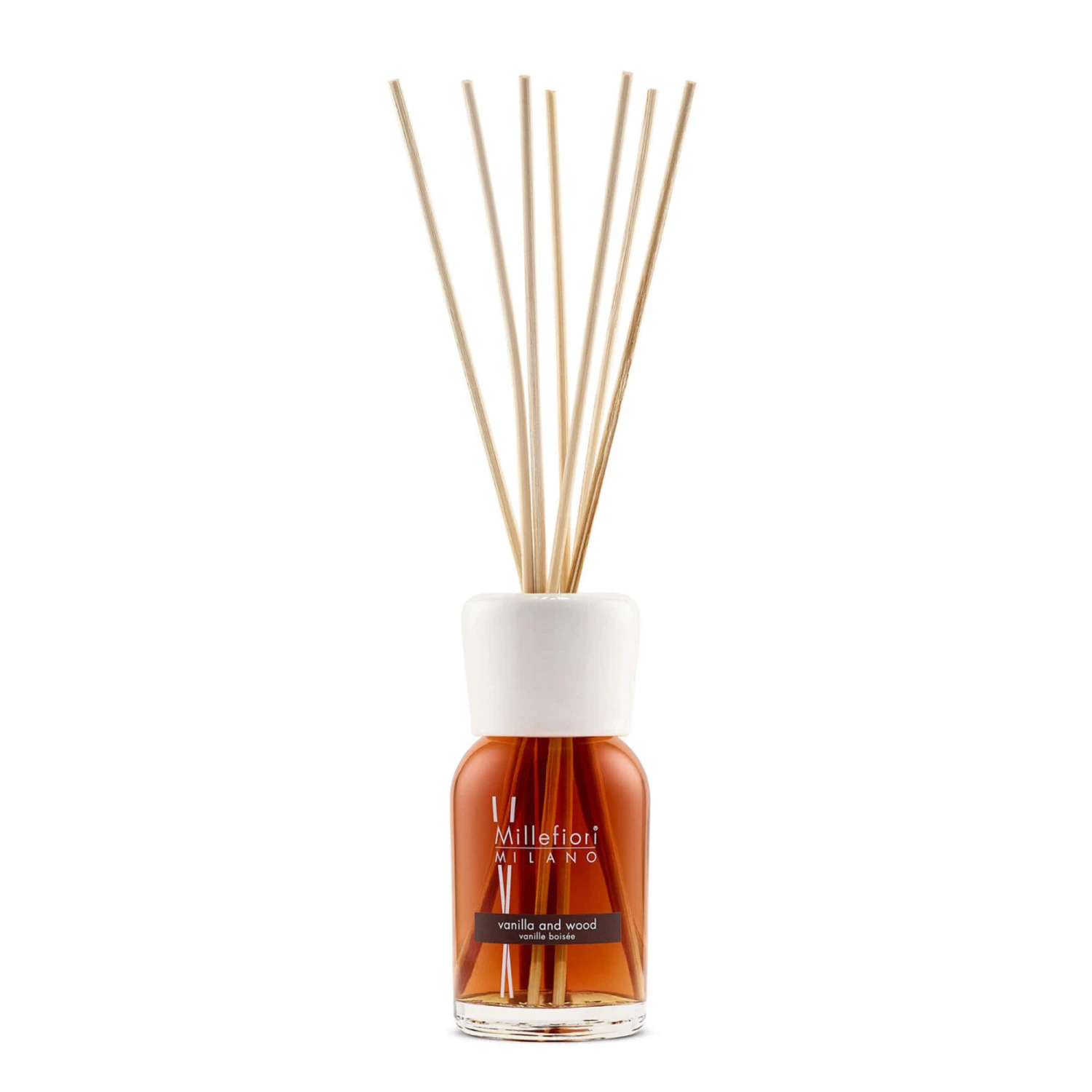 Millefiori 250ml Vanilla & Wood Reed Diffuser 2 Millefiori 250ml Vanilla & Wood Reed Diffuser - Image 2