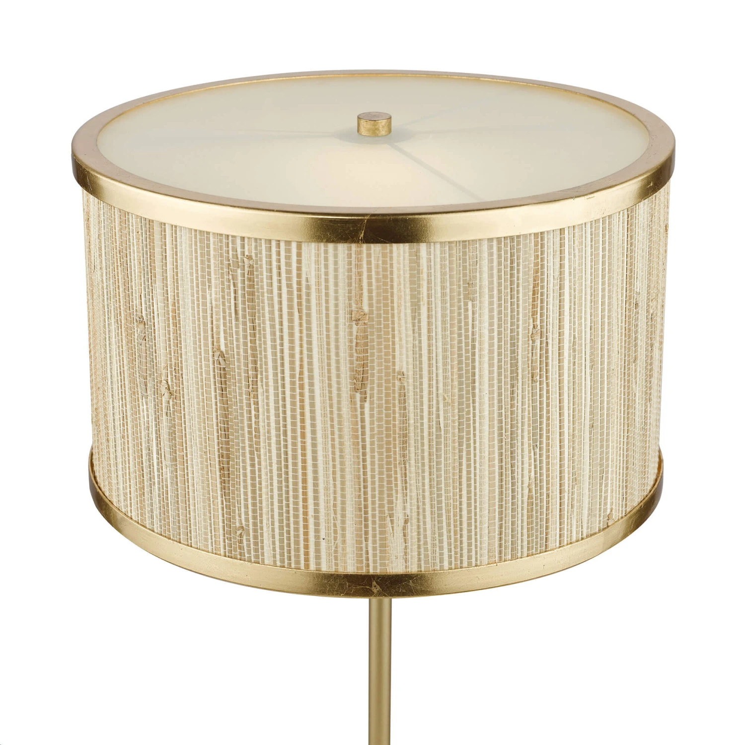 Fenella Gold & Seagrass Table Lamp 5 Fenella Gold & Seagrass Table Lamp - Image 5