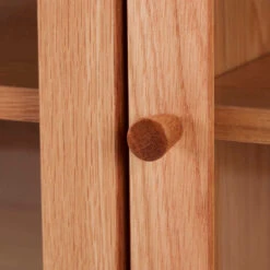 Aarhus Natural Oak And Glass Sideboard -Housingunits a616466d130e8f73a426460b497250b1 1