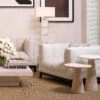 Eichholtz Adriana Large Travertine Side Table