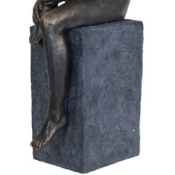Libra Bronze Effect Thinking Lady Sculpture -Housingunits a776907f8936f0f88978e5ba3b0f99a8 1