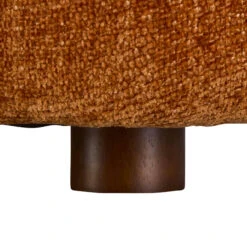 Claudia Rust Orange Fabric 3 Seater Sofa -Housingunits a834072c678326f48b90328a264c0a37