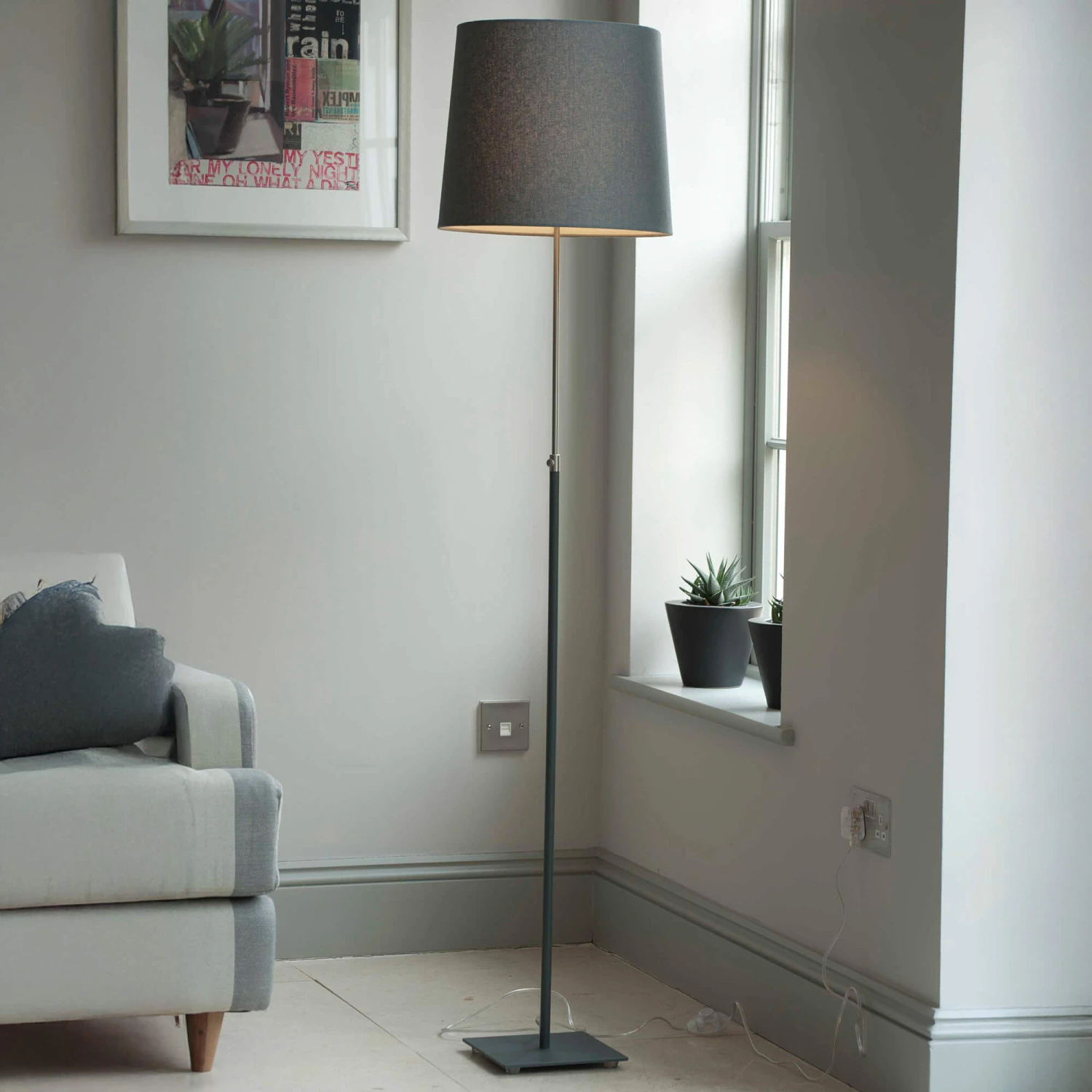 Baltic Dark Grey Floor Lamp 1 Baltic Dark Grey Floor Lamp