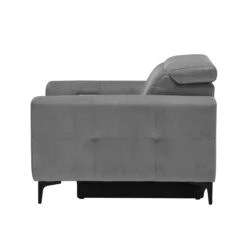 Frascati Misty Grey Fabric Power Recliner Armchair 13 Frascati Misty Grey Fabric Power Recliner Armchair -Housingunits a9000b2fc930825695060a66daf85ad9