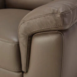 Matera Fango Taupe Leather Armchair -Housingunits a96757335d9f99c77d5a1406d8f6cb6d