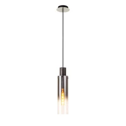 Chelsea Satin Black Slim Pendant Light