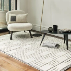 Empire Cream And Black Rug Collection