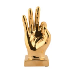 Gold Perfecto Hand Sculpture -Housingunits aa1a04b8aca21bbfacca59bbca526df6