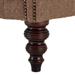 Tetrad Arbroath Brown Tweed Herringbone Fabric Petite Sofa -Housingunits aaf2499ab922ec83076870ce6cf22980