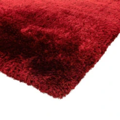 Plush Shaggy Red 160cm X 230cm Rug -Housingunits ab56ef10cea7214940570ebe36d7e2b1 3