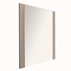Caren High Gloss Pearl Line Bedroom Wall Mirror