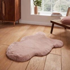 Super Teddy Rose Single Sheepskin Rug