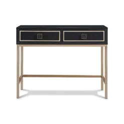 Frank Olsen Mia Large Black Console Table -Housingunits acf58c4c5ca157a256bcaf666a50c264
